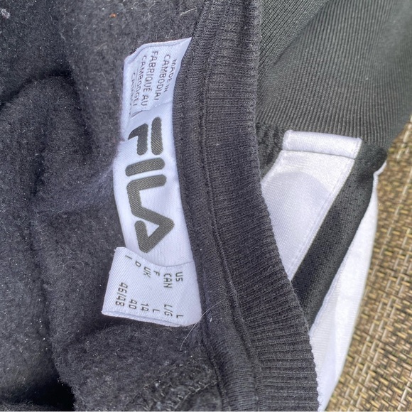 Fila Black Sweatshirt with Logo - Picture 6 of 6